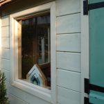 Window of 26A - A Customisable wooden playhouse for kids in garden - Artisan Deco - Made in the UK