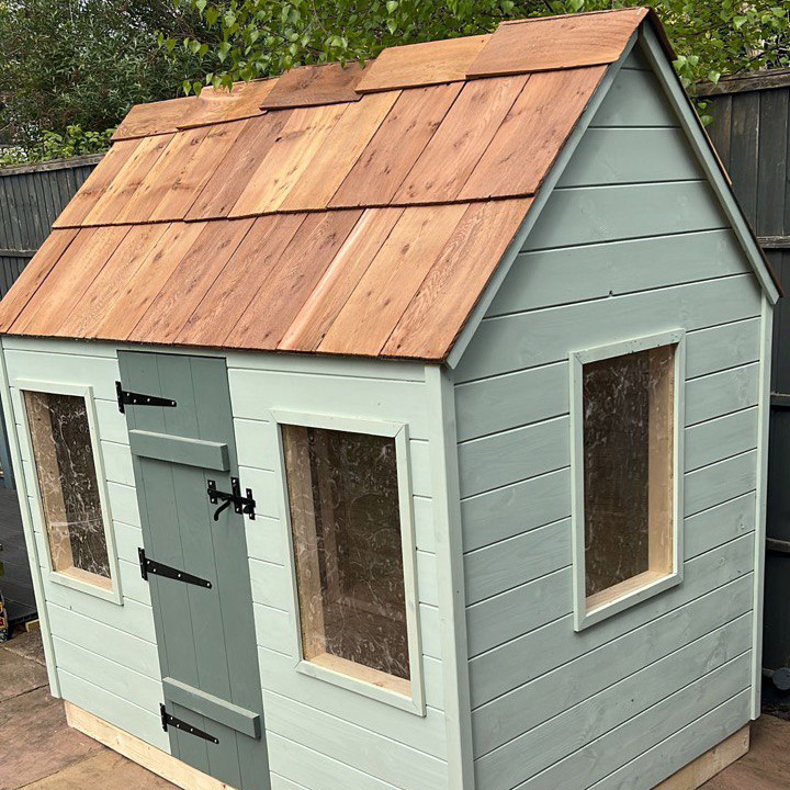 Handmade children’s playhouse with custom colours - Artisan Deco - Made in the UK